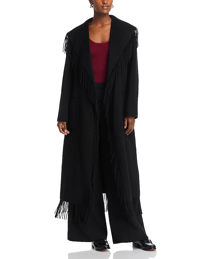 Simkhai Carrie Fringe Coat