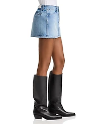 The Slacker Denim Mini Skirt