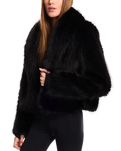 Vanessa Faux Fur Cropped Coat