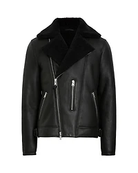 Xena Shearling Biker Jacket