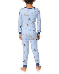 Unisex Festival Of Lights Long Sleeve Pajama Set - Little Kid, Big Kid