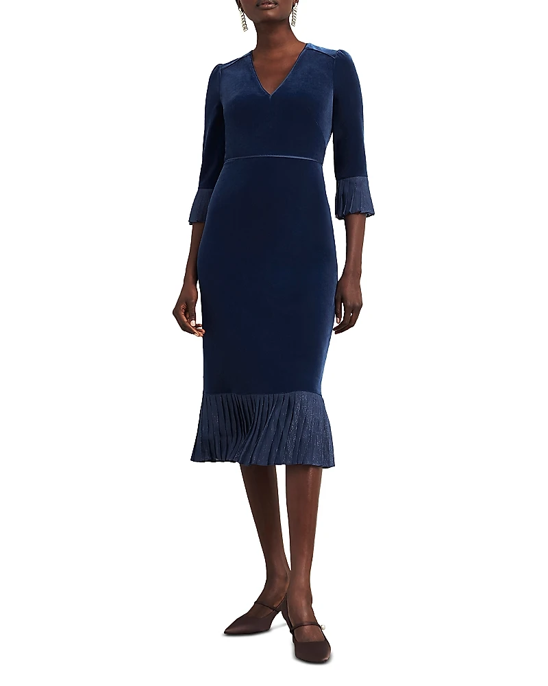 Hobbs London Mary Velvet Dress