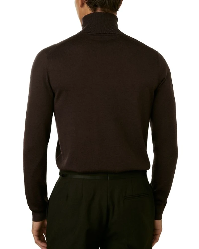 Caine Wool Slim Fit Turtleneck Sweater
