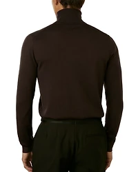 Caine Wool Slim Fit Turtleneck Sweater
