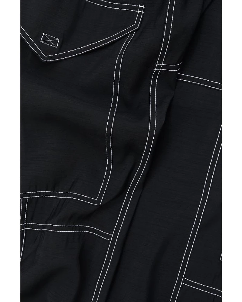 Drawstring Cargo Pants