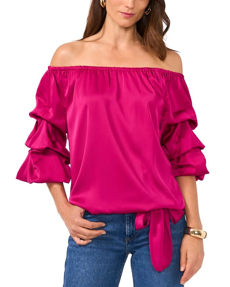 Bubble Sleeve Top