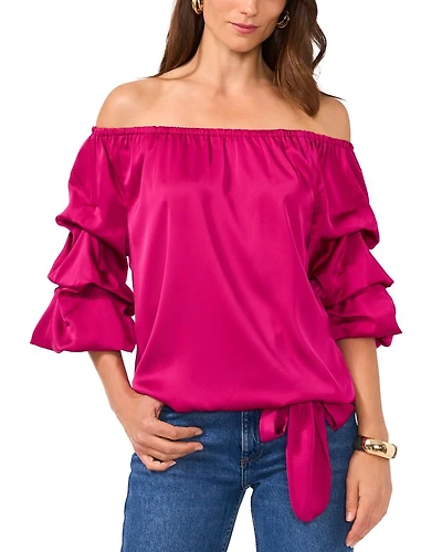 Bubble Sleeve Top