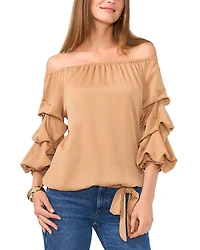 Vince Camuto Bubble Sleeve Top