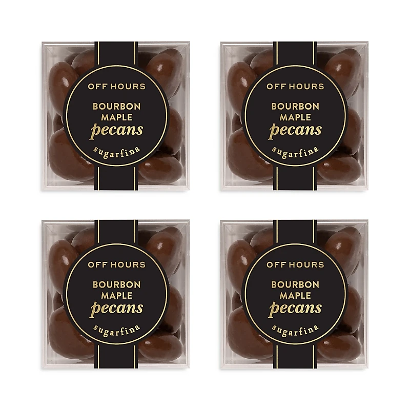 Sugarfina Bourbon Maple Pecans, Set of 4