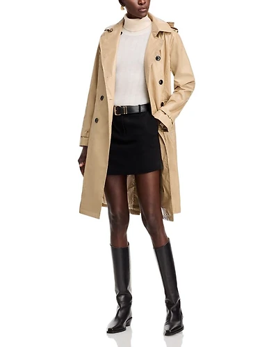 Double Breasted Liner Trench Coat
