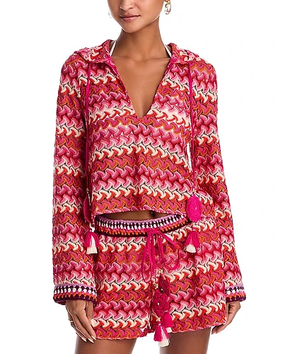 Ramy Brook Cline Cover Up Hoodie