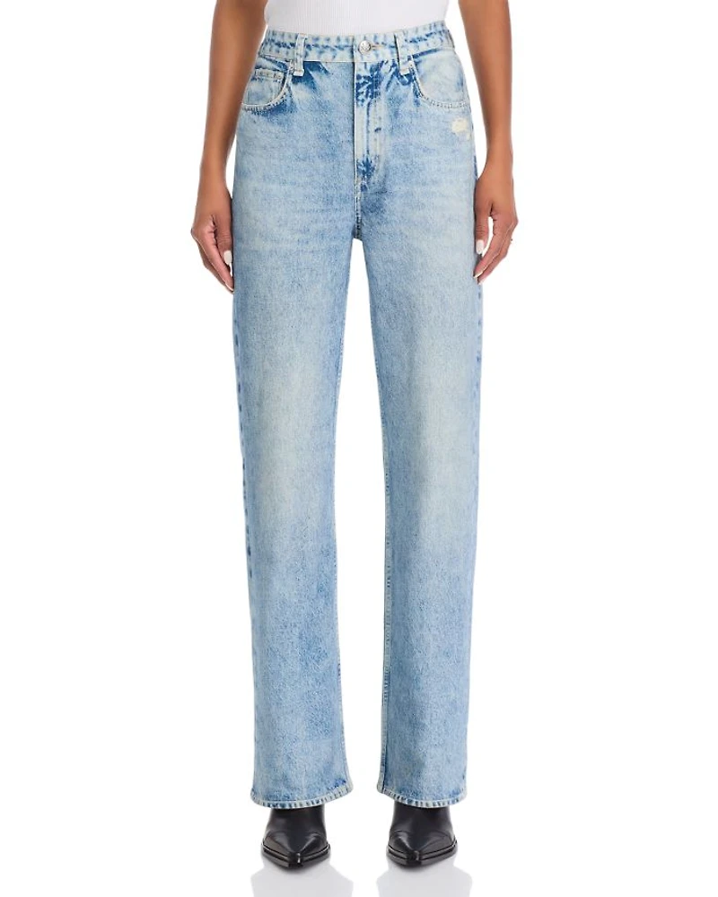 Miramar Shea High Rise Relaxed Cotton Terry Sweatpant Jeans Riverly