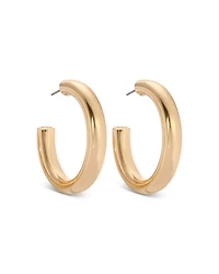 Medium Thick Classic Hoop Earrings