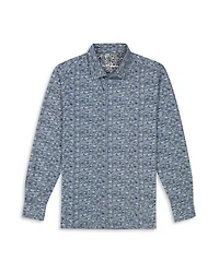 Claredon Printed Button Front Shirt