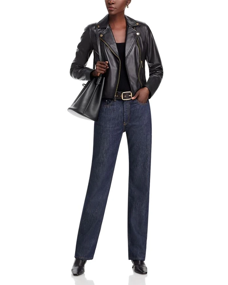 Leather Moto Jacket