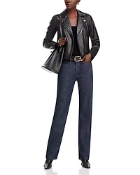 Leather Moto Jacket