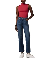 Remi High Rise Ankle Straight Jeans Deep Dive