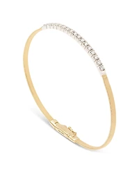 Marco Bicego 18K Yellow Gold Masai Diamond Bar Small Stackable Bracelet