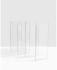 Clear Freestanding Pet Gate Zig Zag
