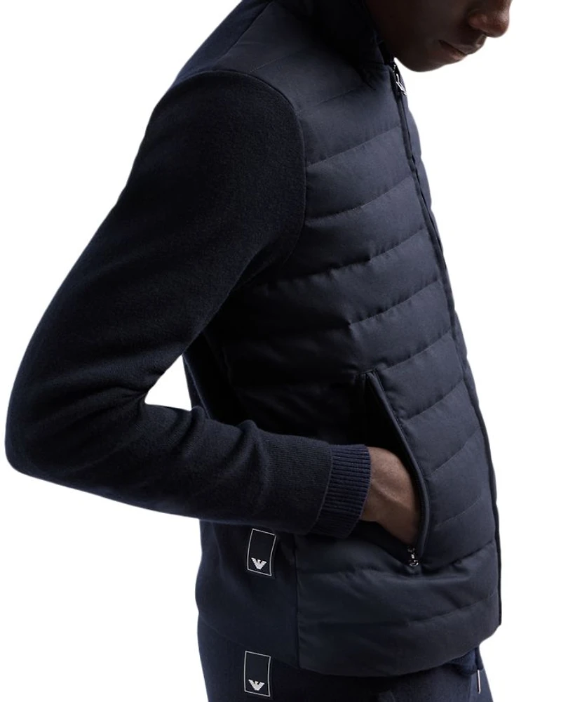 Quilted Jacket with Removable Bib