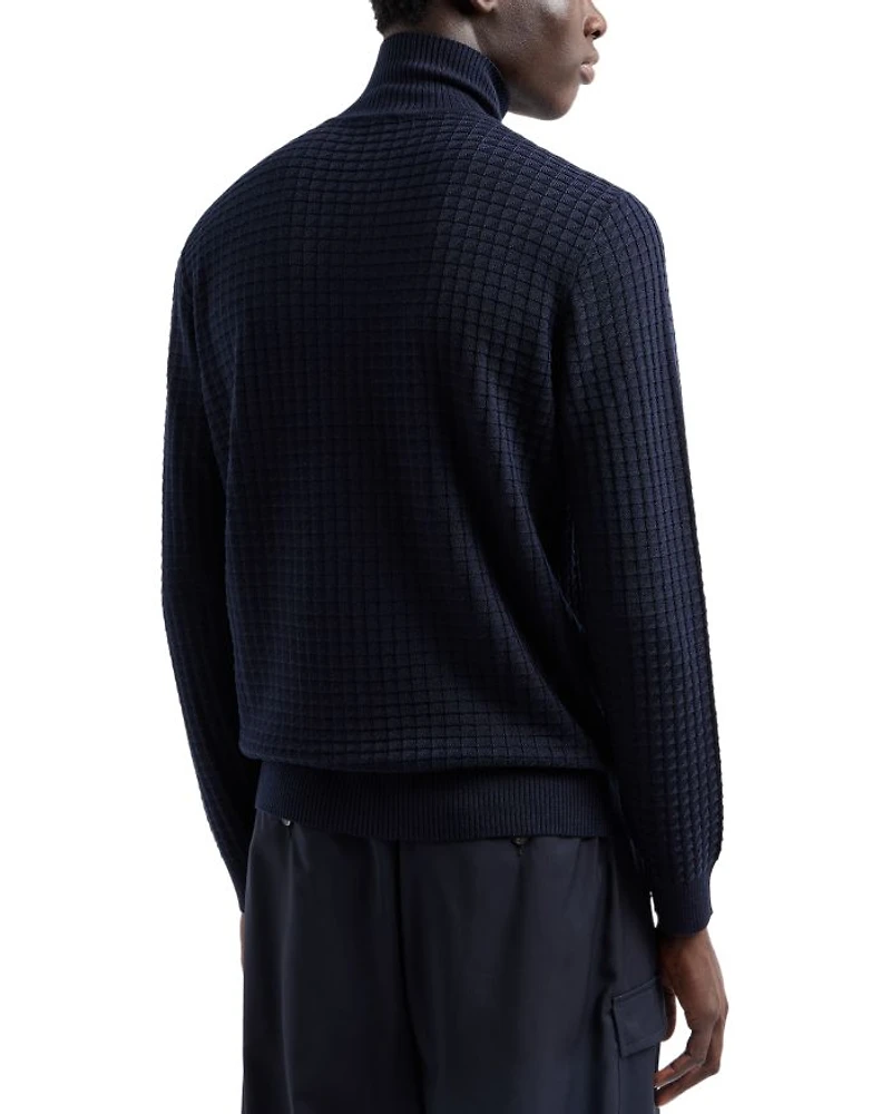 Grid Stitch Sweater