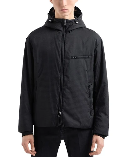 Hooded Blouson Jacket