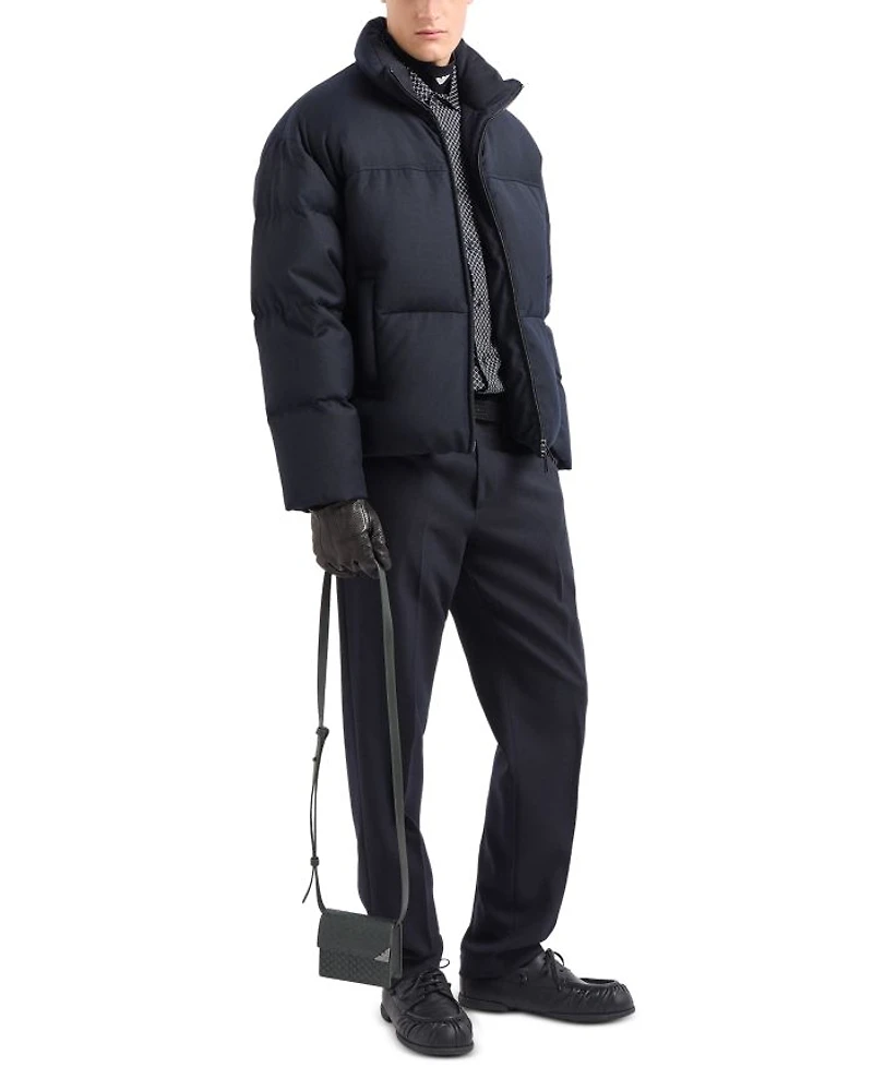 Twill Puffer Jacket