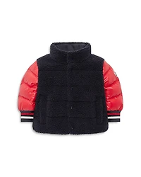 Moncler Boys' Tyler Mixed Media Bomber Jacket - Baby
