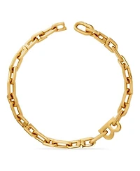 B Chain Thin Necklace