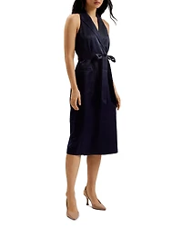 Ted Baker Teerud Tailored Satin Belted Midi Dress