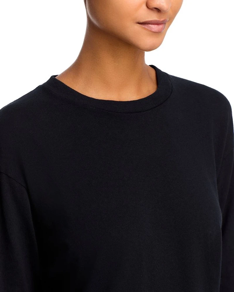 The Long Sleeve Slouchy Cut Off Tee