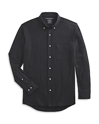 Mack Weldon Silver Supima Cotton Blend Button Down Shirt