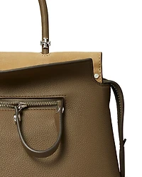 Downtown Distressed Leather Satchel