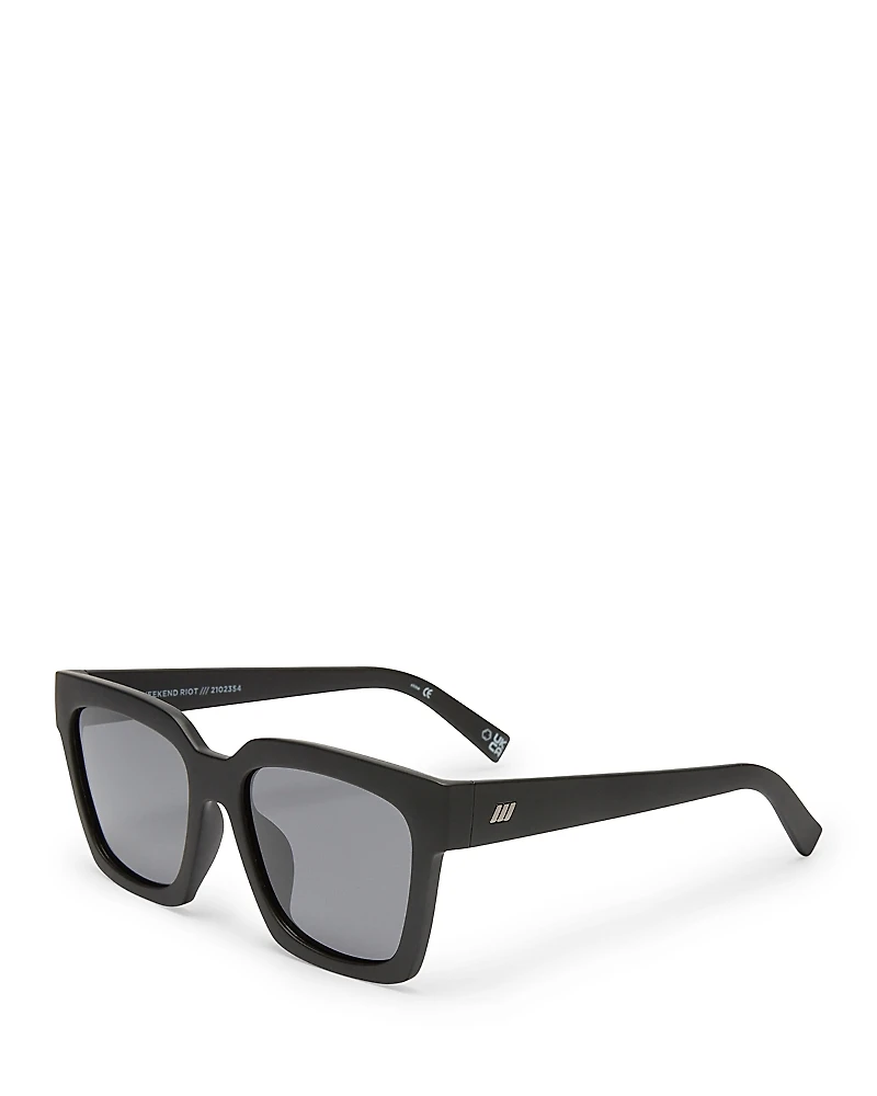 Le Specs Weekend Riot Sunglasses, 56mm