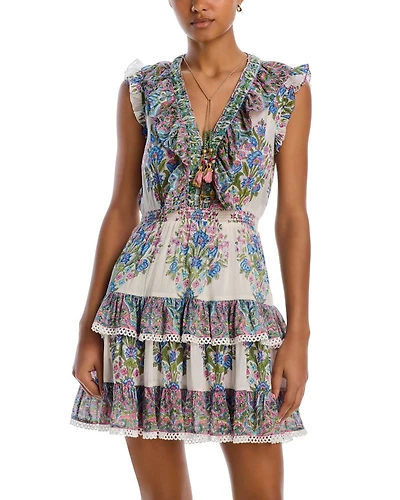 Rainey Floral Tiered Mini Dress