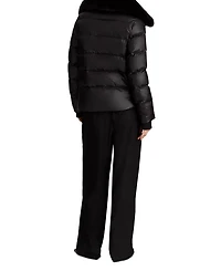 Vera Shearling Trim Down Coat