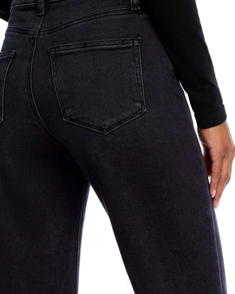 Anessa High Rise Wide Leg Ankle Jeans