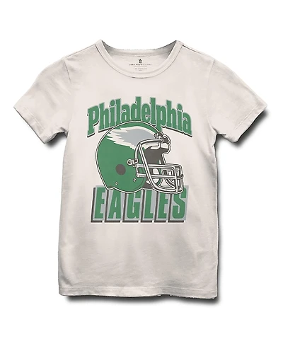 Junk Food Clothing Unisex Nfl Philadelphia Eagles Helmet Tee - Little Kid, Big Kid