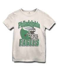Junk Food Clothing Unisex Nfl Philadelphia Eagles Helmet Tee - Little Kid, Big Kid
