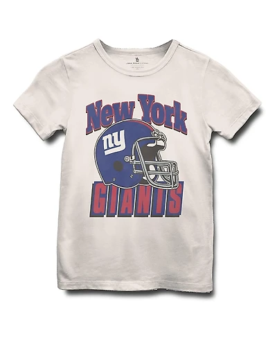 Junk Food Clothing Unisex Nfl New York Giants Helmet Tee - Little Kid, Big Kid