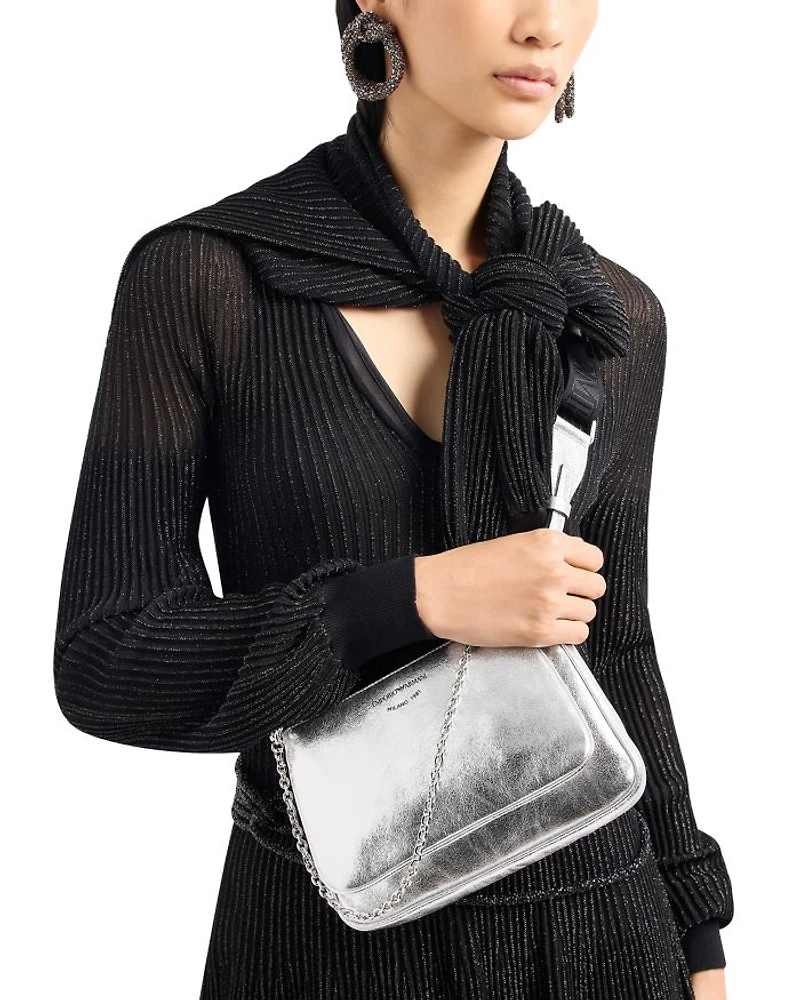 Metallic Knit Dress