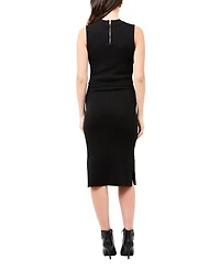 Layered Knit Nursing Dress