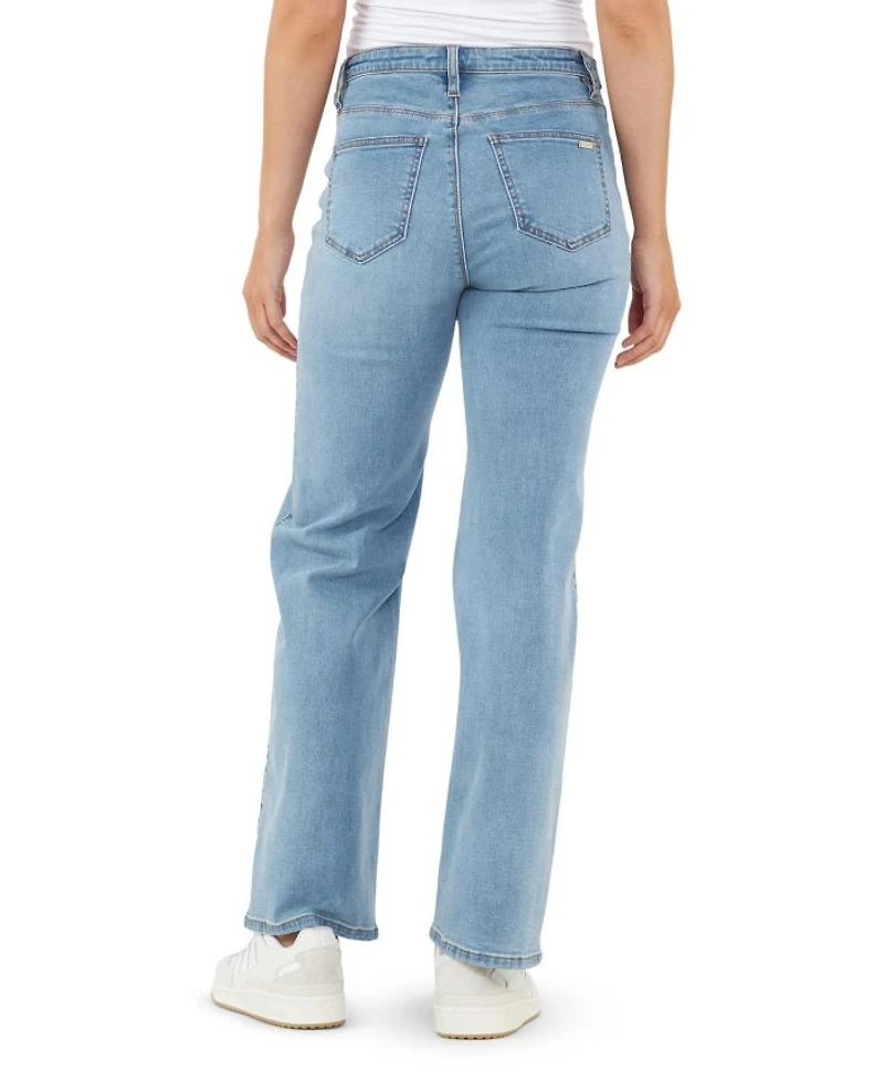 Kyle Wide Leg Jean Light Blue