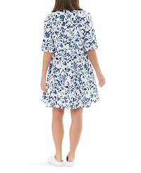 Bella Linen Shirt Dress