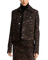 Michael Kors Collection Lace Jean Jacket