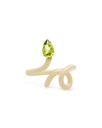Panna Enamel Peridot Baby Vine Ring