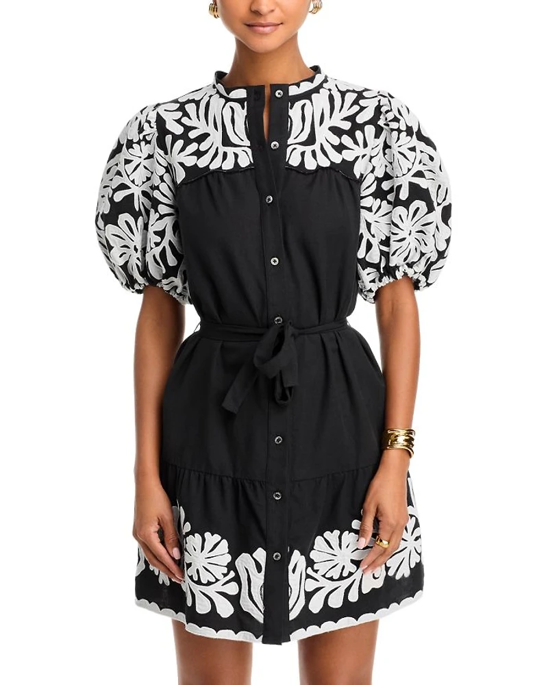 Agathe Puffed Sleeve Dress