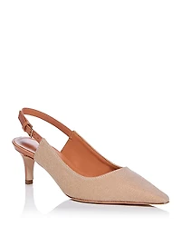Cinq a Sept Women's Slyvie Denim Slingback Pumps