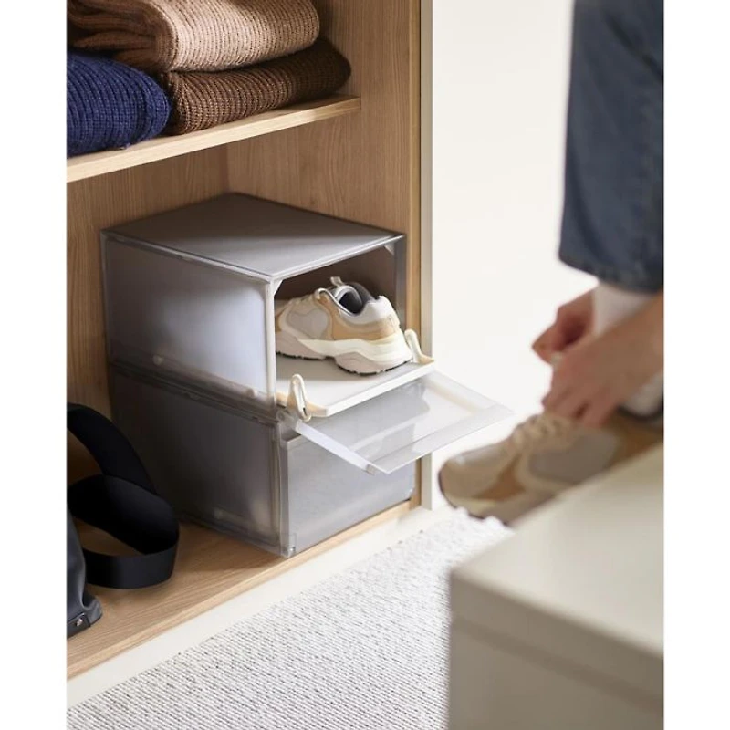ShoeCase Premium Shoe Storage Box, 2 pack