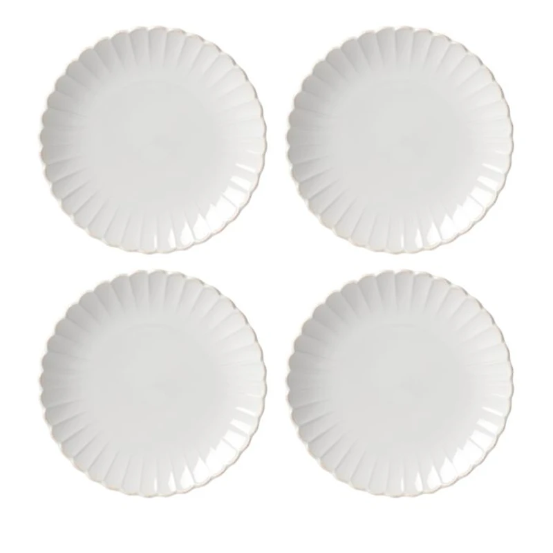 French Perle Dinner Plate, Set of 4